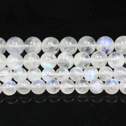 Natural Blue Flash Moonstone Beads,Grade AA Moon stone Bead Round Shape 4mm 5mm 6mm 7mm 8mm 9mm 10mm.1 of 15