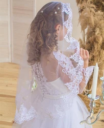 New Arrival White Ivory Lace Edge Baby veil Bride wedding accessories Boda voile mariage Casamento Weddings velo de novia