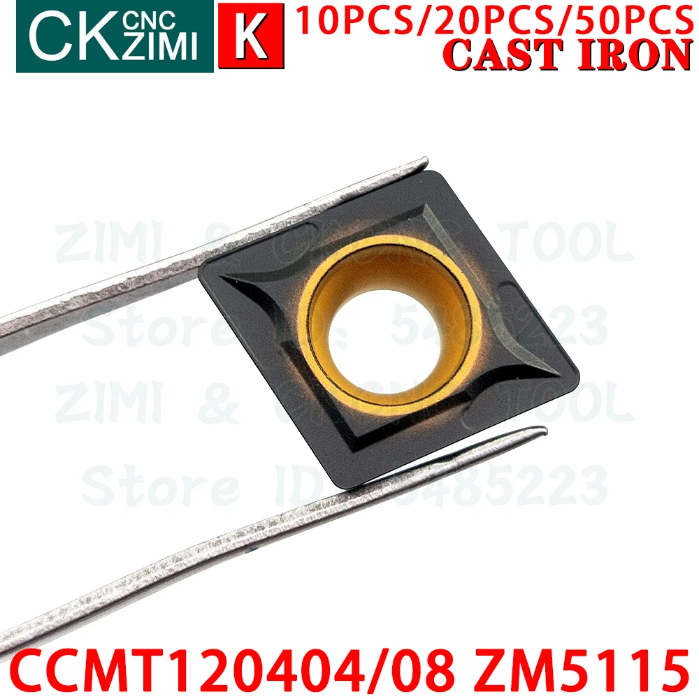 CCMT120404 ZM5115 CCMT120408 ZM5115 Твердосплавные вставки Внешние тюнинговые вставки Инструменты Токарный станок с ЧПУ Режущие инструменты CCMT 1204 Для чугуна