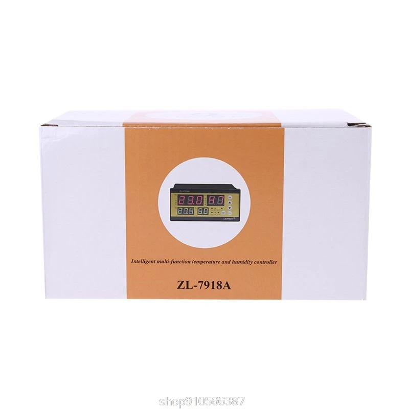 ZL-7918A Multifunction Automatic Incubator 100-240V LCD Temperature Humidity Control 18 Thermostat N19 20 Dropshipping