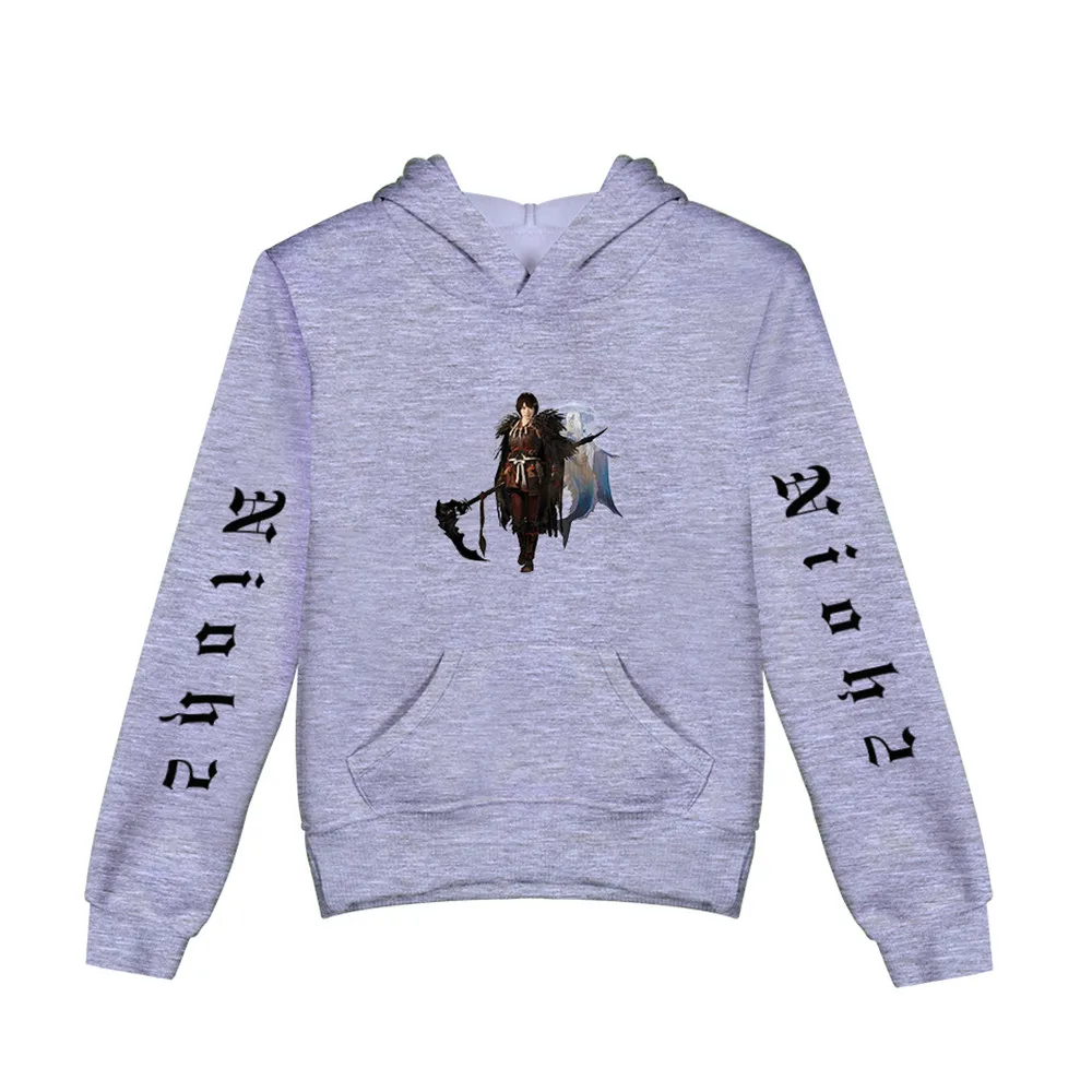 Nioh Hoodies Kids Size Boy Girls Long Sleeve Hooded Sweatshirts Children's Hoodies Street Style Games Harajuku Clothes Child