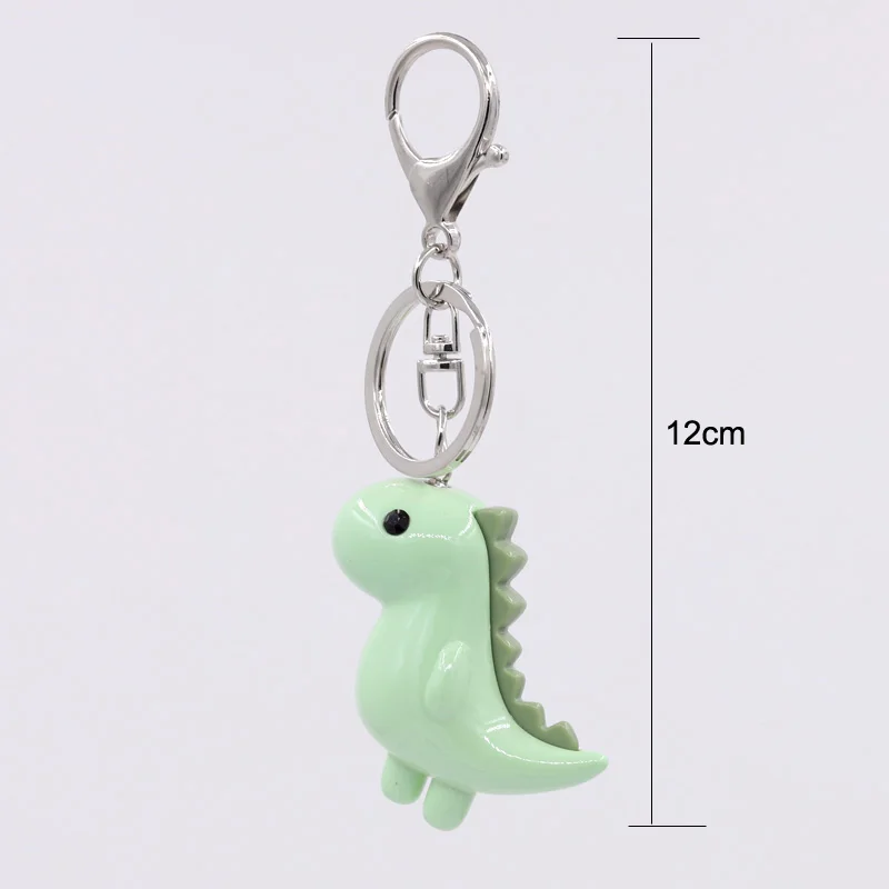 VONNOR porte-clés mignon dinosaure de dessin animé accessoires de haute qualité pendentif Animal en acrylique porte-clés anneau bijoux cadeaux