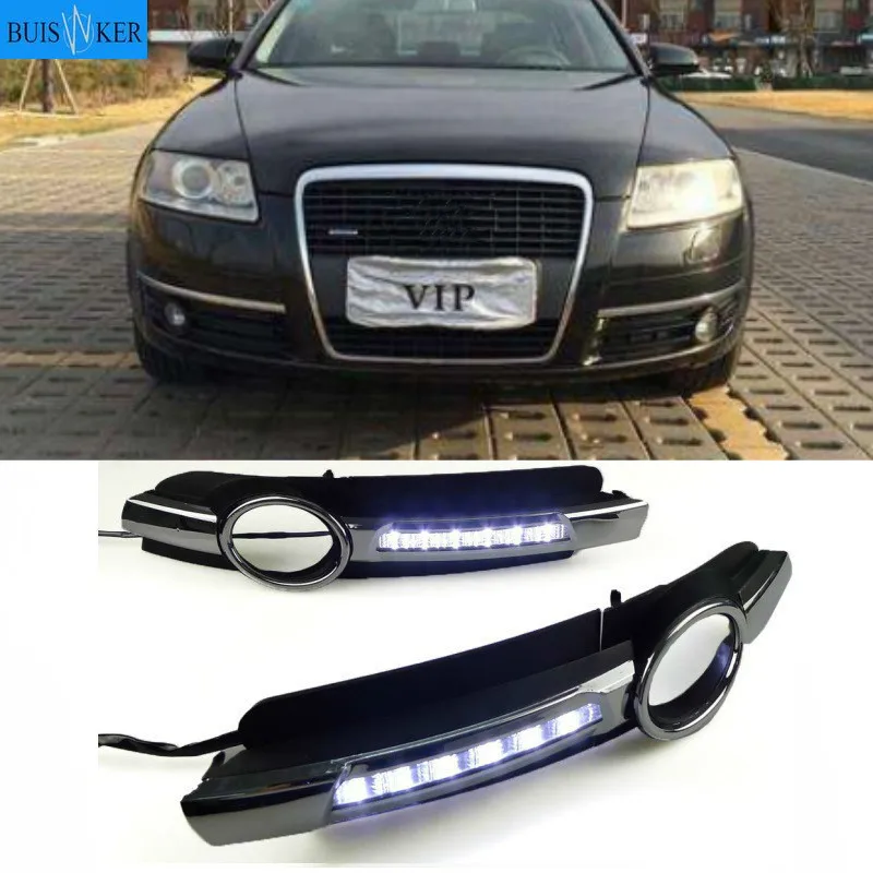 

For Audi A6 C6 2005 2006 2007 2008 No-error Daytime Running Light LED DRL fog lamp Driving Lamp