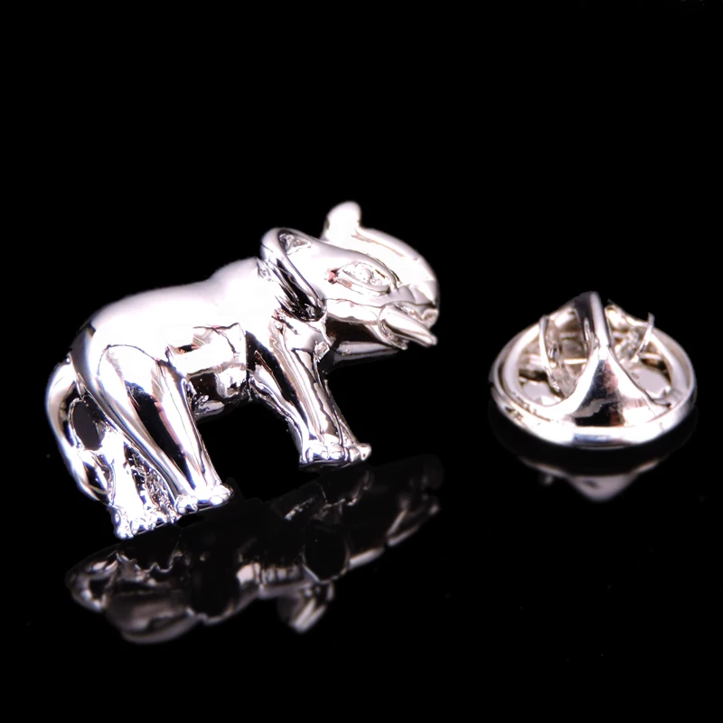High quality animal elephant Brooch new fashion jewelry men's and women's wedding shirt clothing suit LAPEL BADGE PIN gift