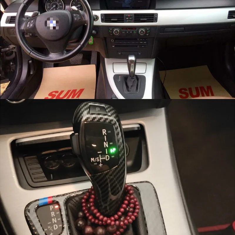 

LED Gear Shift Knob Shifter Lever For BMW 1 3 5 6 Series E90 E60 E46 2D 4D E39 E53 E92 E87 E93 E83 X3 E89 Automatic Accessories