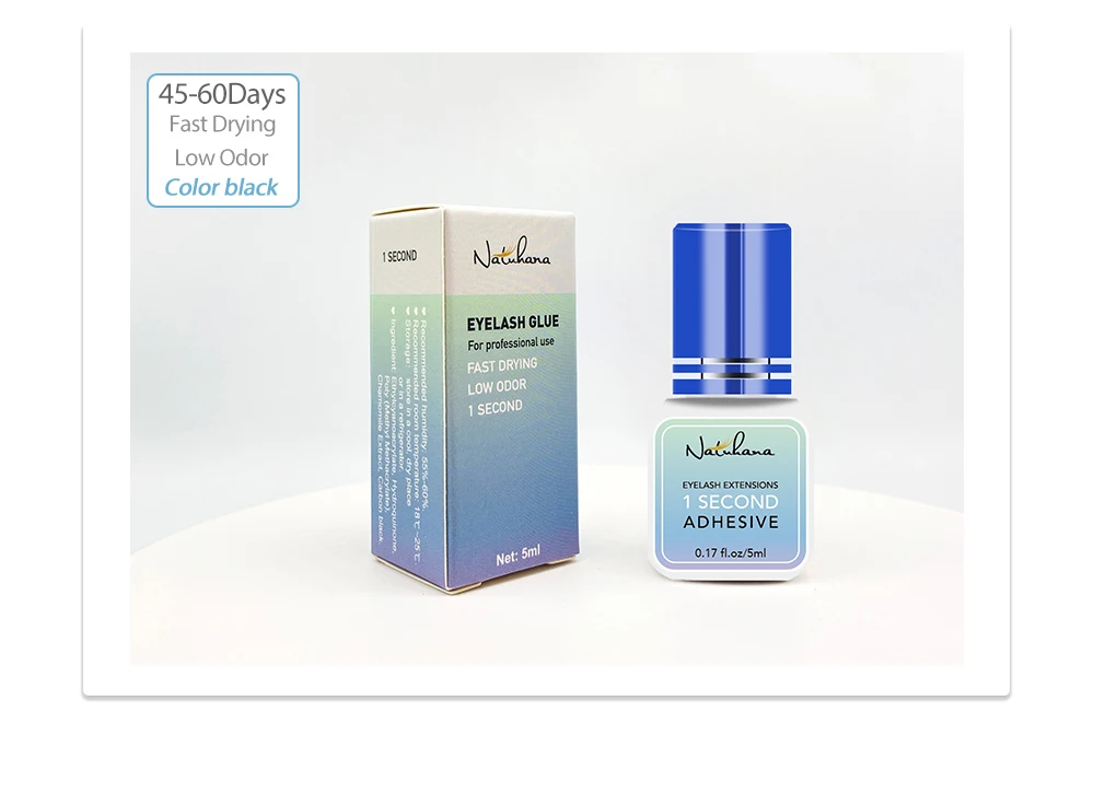 NATUHANA 3 teil/los Wimpern Kleber Wasserdicht Wimpern Extensions Kleber Schnell Trocknend Langlebig Augen Kleber Make-Up-Tools – Detail 21