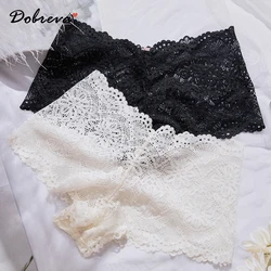 DOBREVA Women's Lace Cheeky Boxer Briefs Boyshort Panties