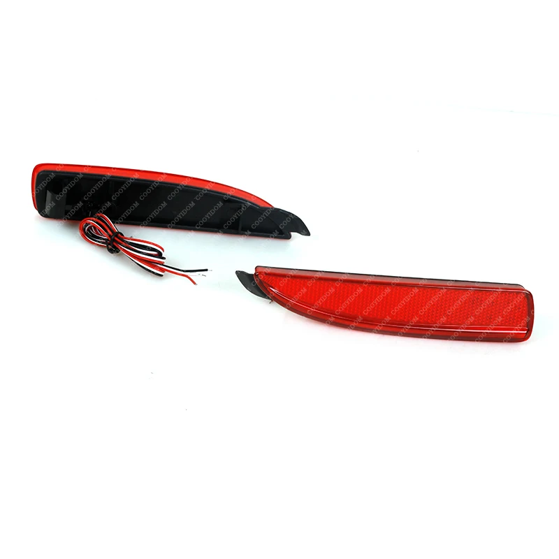 1 Pair Car Red Rear Bumper Reflector Brake Light For Mazda 5 CR19 2005 2006 2007 2008 2009 2010 Tail Brake Stop  Driving Lamp