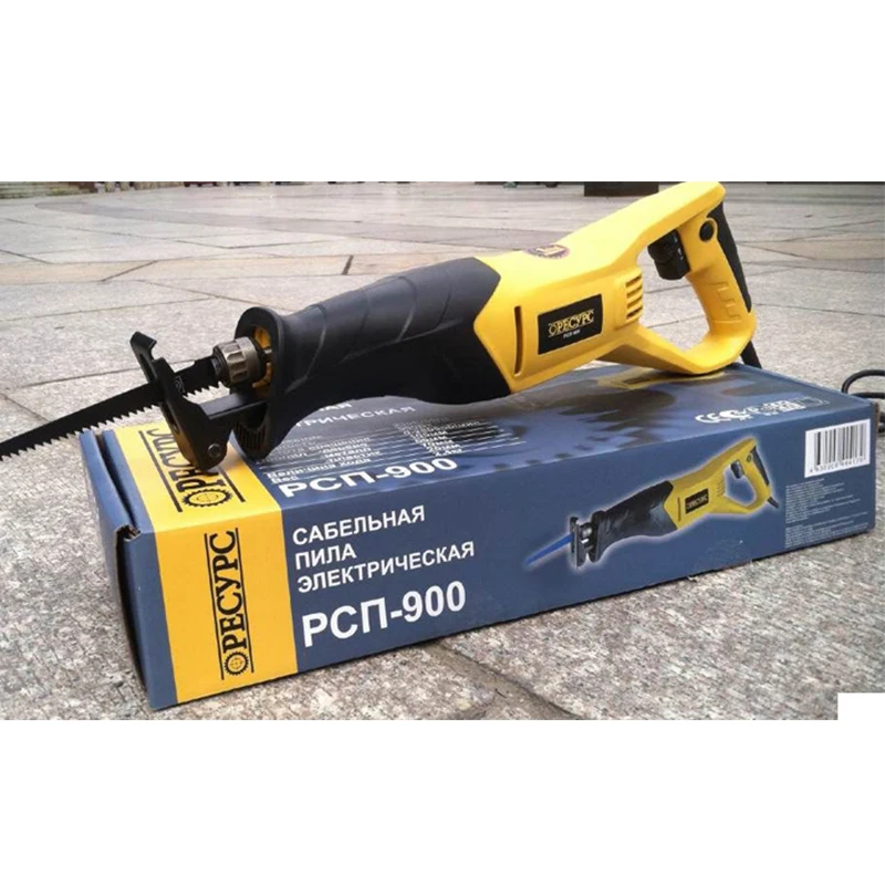1PC High Power 220V Electric Reciprocating Saw Handheld Chainsaw Household Woodworking Chainsaw Metal Cutting Machine Jig Saw