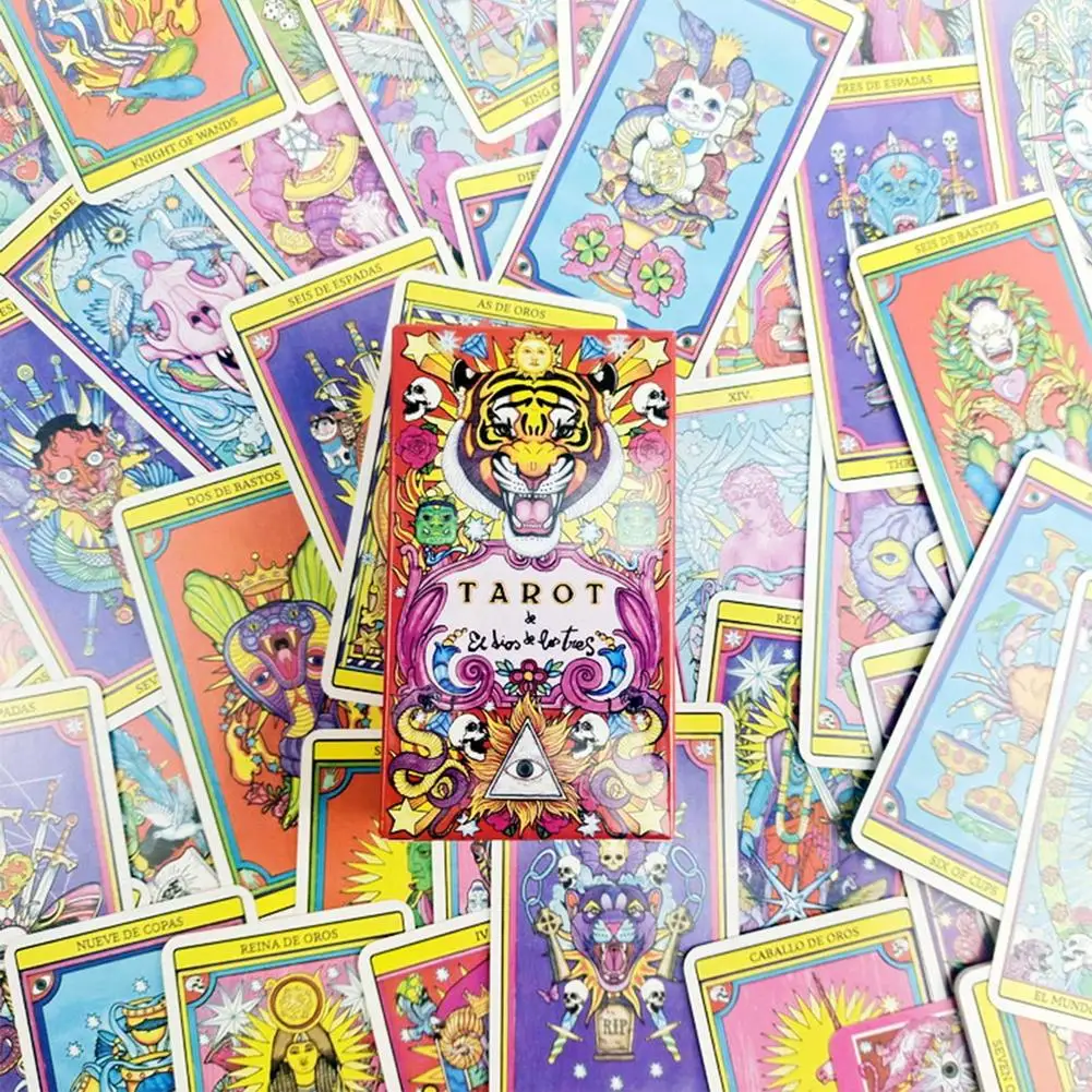 Tale Tarot Card God Of Three Tarot Magic Board Card Game English Divination Tarot Family Party Playing Cards