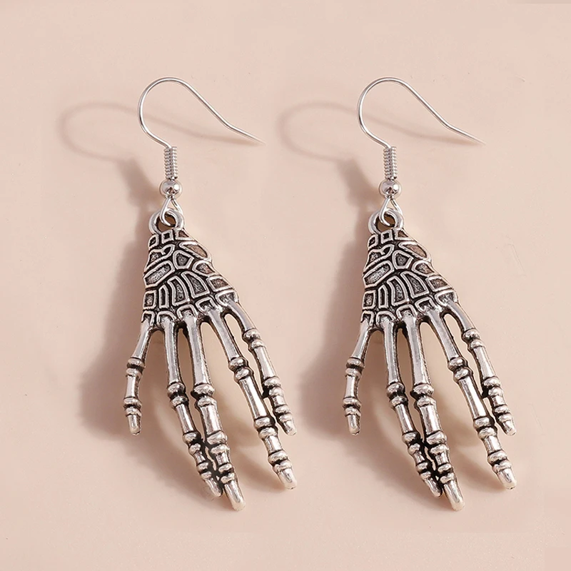 Trendy Halloween Tropfen Ohrringe Für Frauen Mond Tod Geist Kürbis Skelett Baumeln Ohrringe Party Zubehör Lustige Schmuck Geschenke – Detail 20