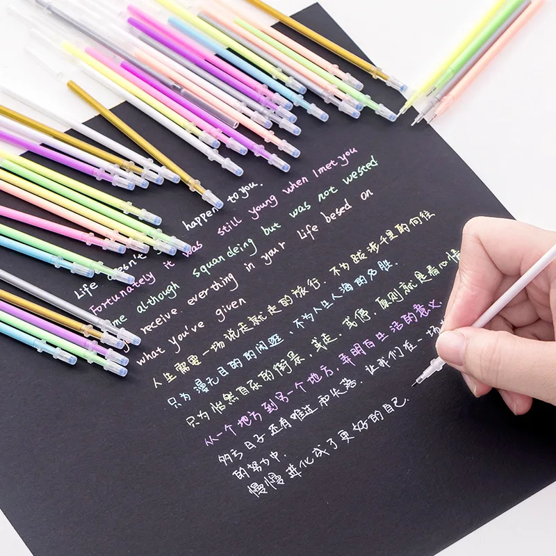 9 PCs Hand Account Highlights Refill 9 Colors Highlight Alternative Core Students Highlight Refill Alternative Core Wholesale