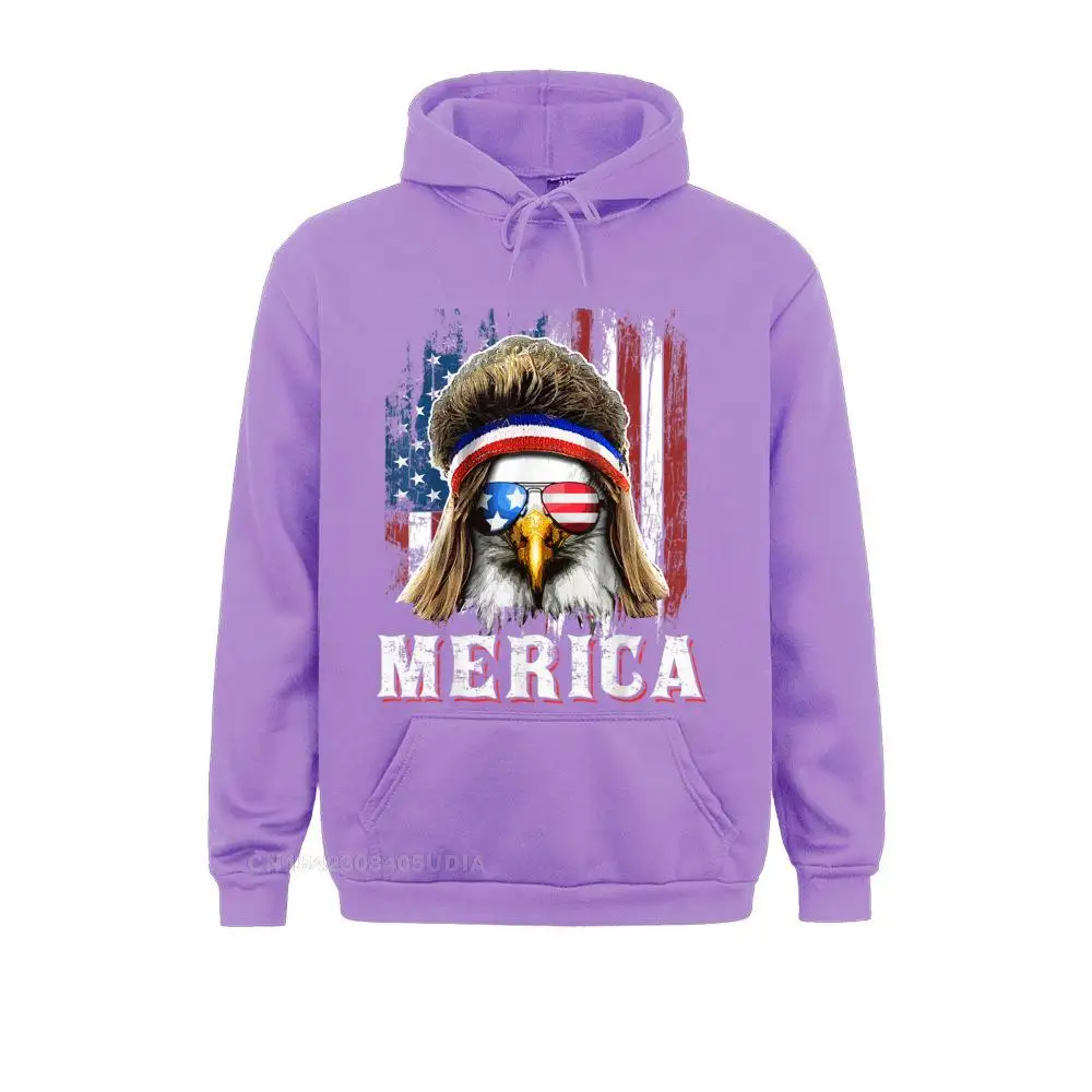 Casual Merica Eagle Mullet 4th Of July American Flag Stars Stripes Hoodie Sweatshirts For Male Newest Sweatshirts Sportswears