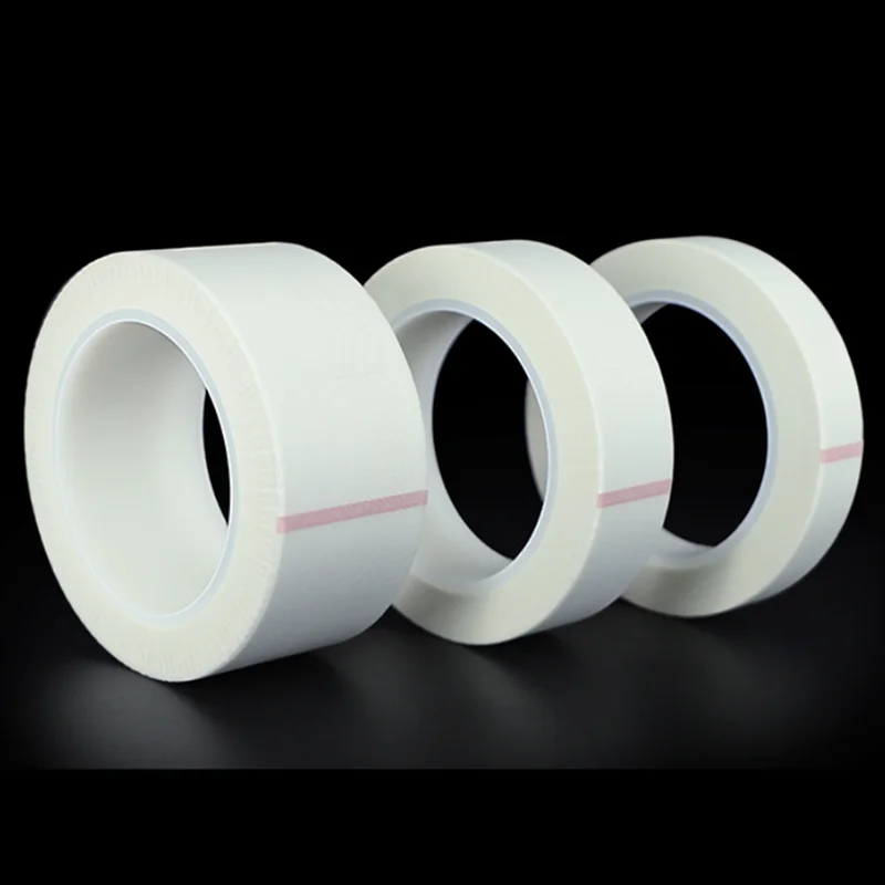 White Fiberglass Glass Cloth Insulation Heat Resistant Transformer Electrical Plating Bundling Sticky Adhesive Tape