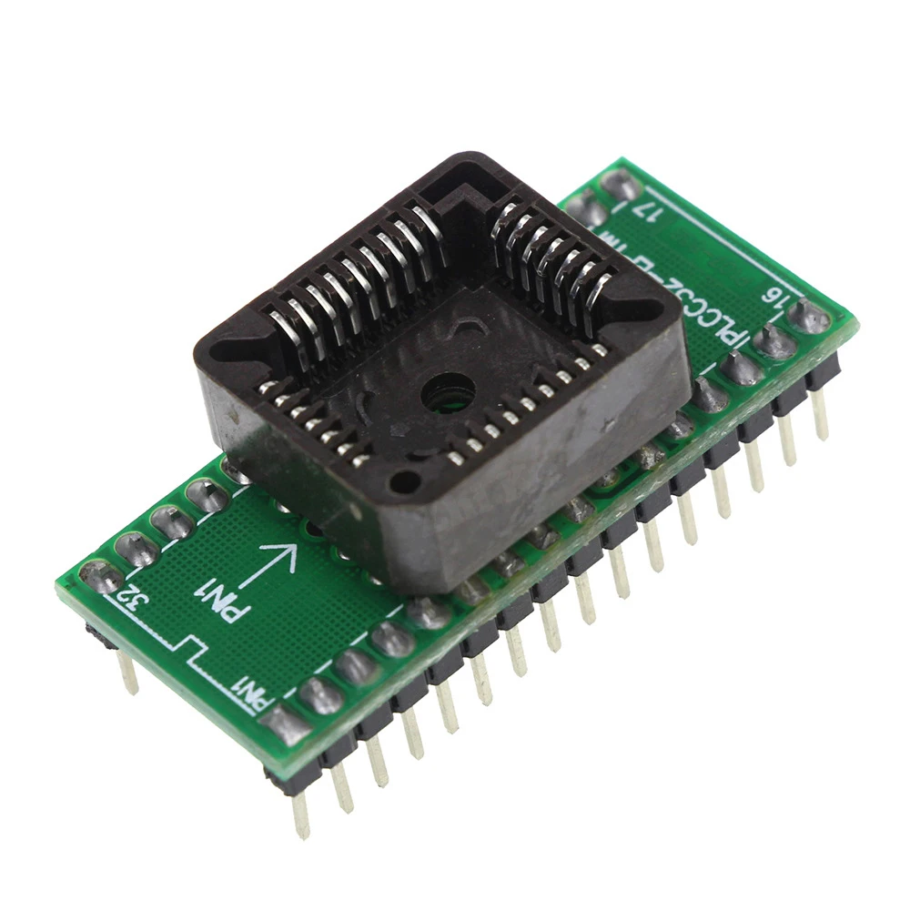 PLCC32 to DIP32 Programmer Adapter IC Socket Converter Programming seat Plcc32 To Dip32 USB Programmer Chip Socket Module