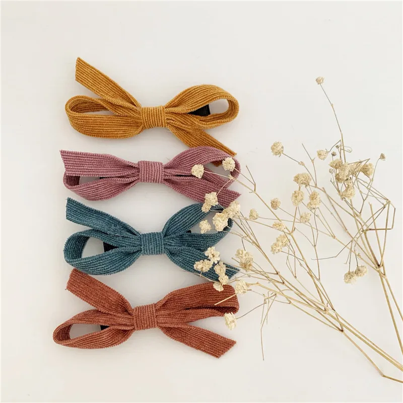 EnkeliBB Beautiful Girl Hair Clips Hand Made Children Bow Tie Hairclip Baby Girls Hair Accessory Kids All Accessories Christmas