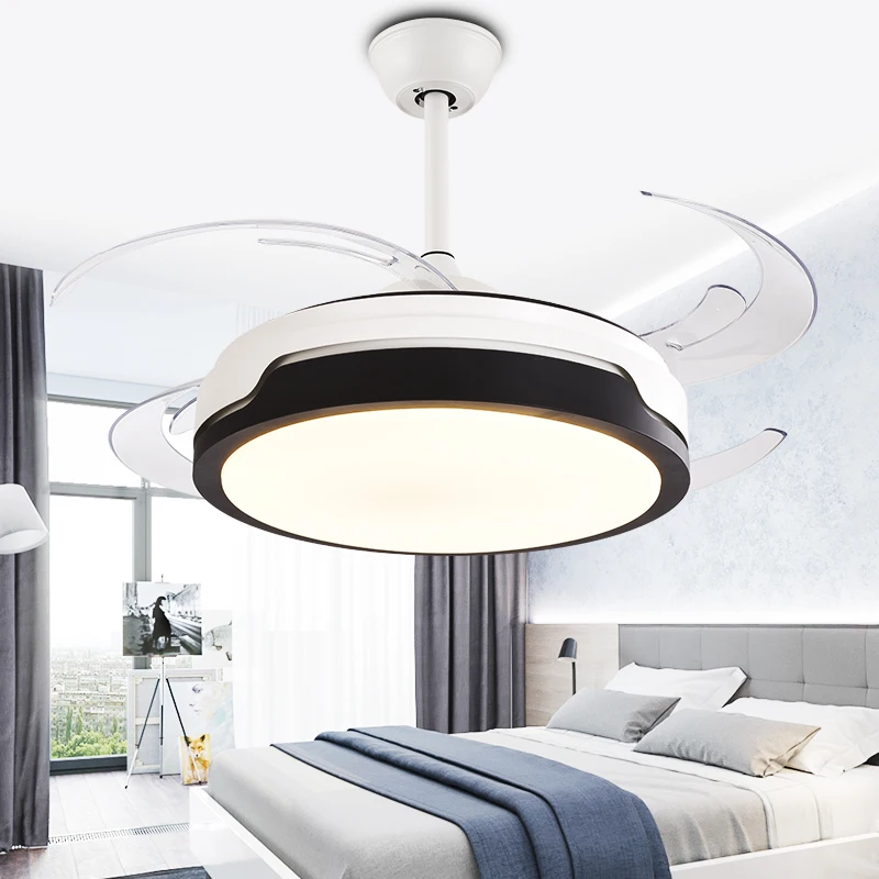 

Invisible fan lamp ceiling fan lamp household modern simple living room bedroom invisible fan dining room lamp