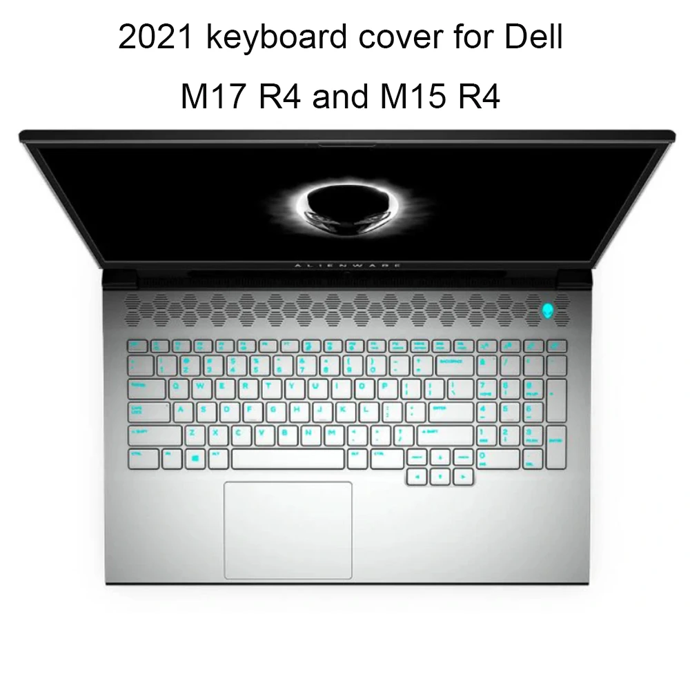 New Keyboard Covers M15 for Dell Alienware M17 R4 17.3 and M15 R4 15.6 2021 TPU clear gaming laptop keyboards protector cover
