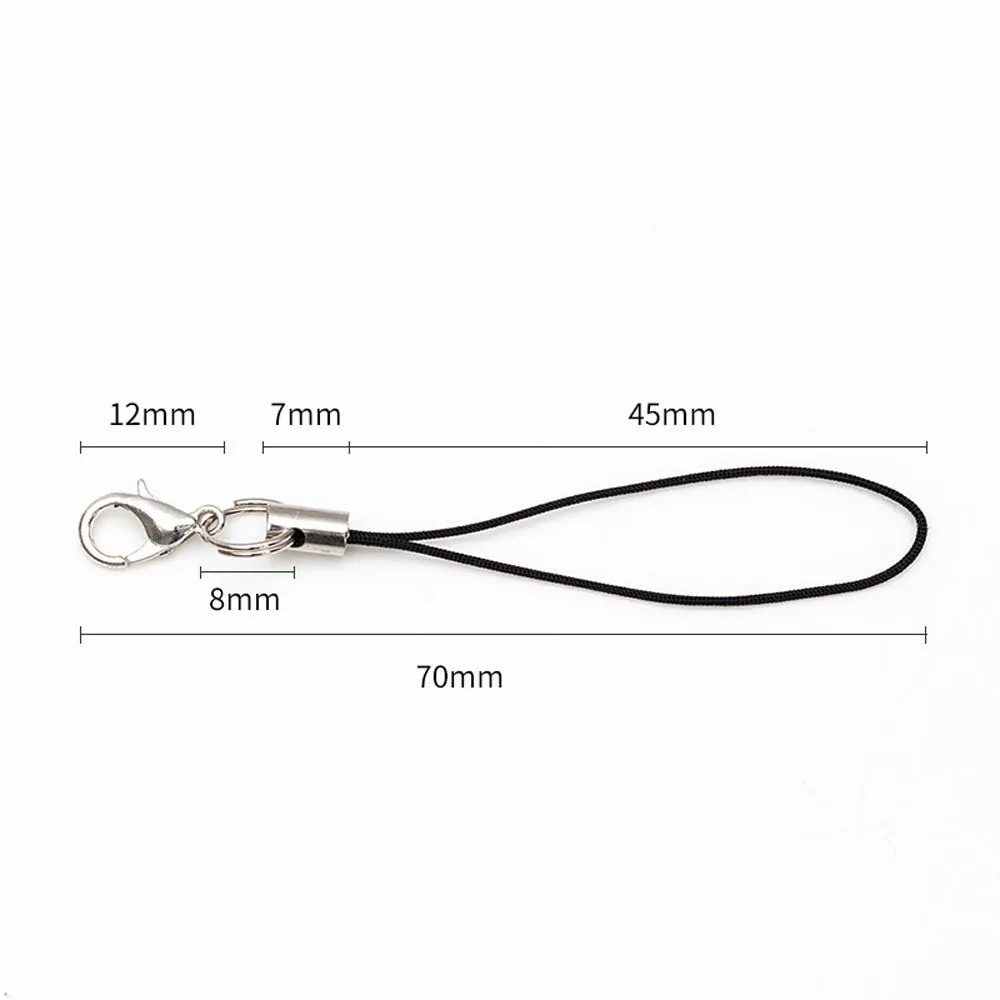 20pcs Universal Strap Lanyard For phone charm CellPhone Camera Keychain Pendant DIY Rope Handmade Jewelry Accessories