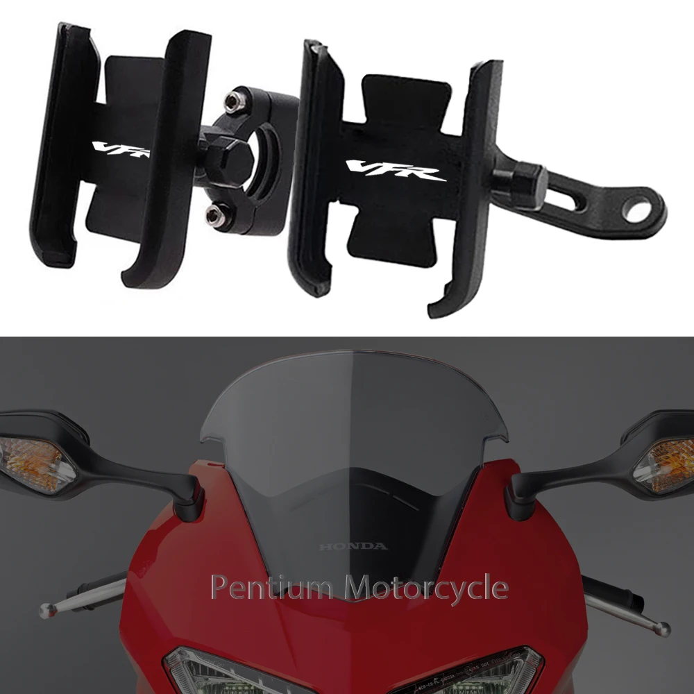 

Motorcycle Mobile Phone Holder Handlebar GPS Stand Navigation Bracket For YAMAHA VFR800 VFR 800