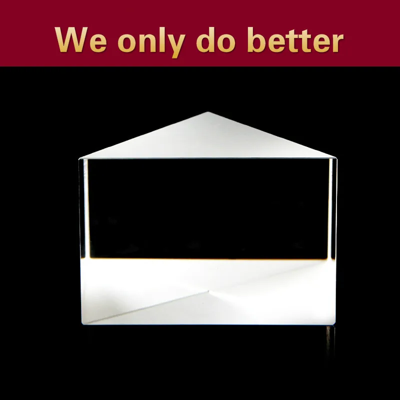 Spectral Optics Optical Glass Triangular Spot Isosceles Right Triangle
