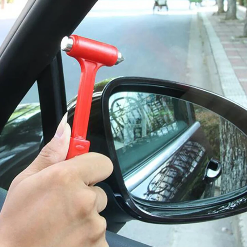 Safety Hammer, Emergency Escape Tool with Car Window Breaker and Seat Belt Cutter, Life Saving Survival Emergency Hammer