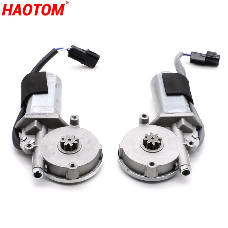 

2PCS Left+Right 24V Car Window Door Power Lift Motor Glass For ISUZU NKR NPR NRR NPR66 4HF1 100P 600P 8-97898479-0 8-9789848-0