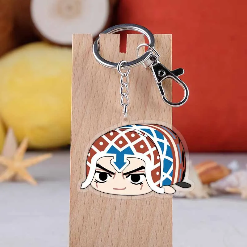 JOJO's Bizarre Adventure Keychain Japanese Anime Goods Transparent Acrylic Pendant