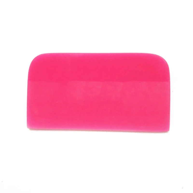 

10*55cm Pink Scraper Soft Rubber Squeegee Tint Tools Glass Water Wiper Car Styling Sticker Accessories Window Film Card G99F