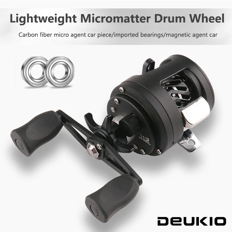 

DEUKIO Fishing Reel 5KG Max Drag 6:2:1 High Speed Gear Ratio Bass Pike Fishing All Metal Spool Water Resistance Spinning Reel