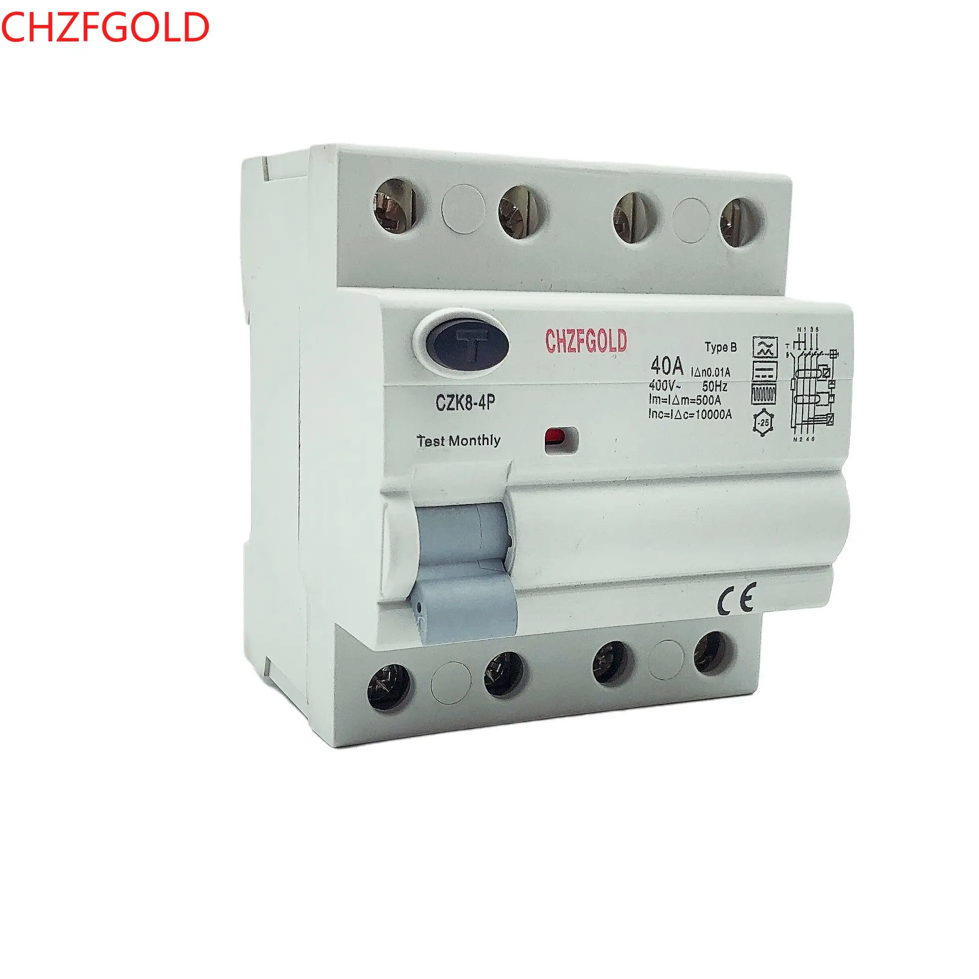 wenzhou hot selling low volt 6KA RCD ELCB RCCB Leakage Protection Residual Current Operated Circuit Breaker