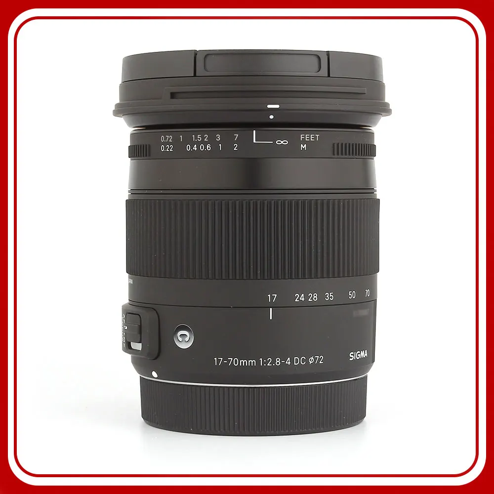 Sigma 17-70mm F2.8-4 DC MACRO OS HSM  Contemporary Lens For Canon Nikon