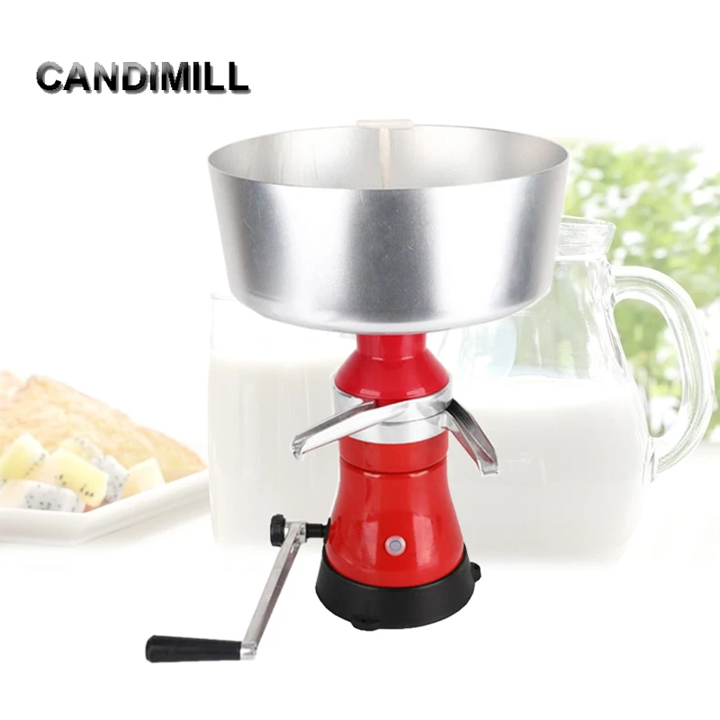 CANDIMILL Small Manual Milk Cream Centrifugal Separator Milk Skimming Machine Butter Separator Household