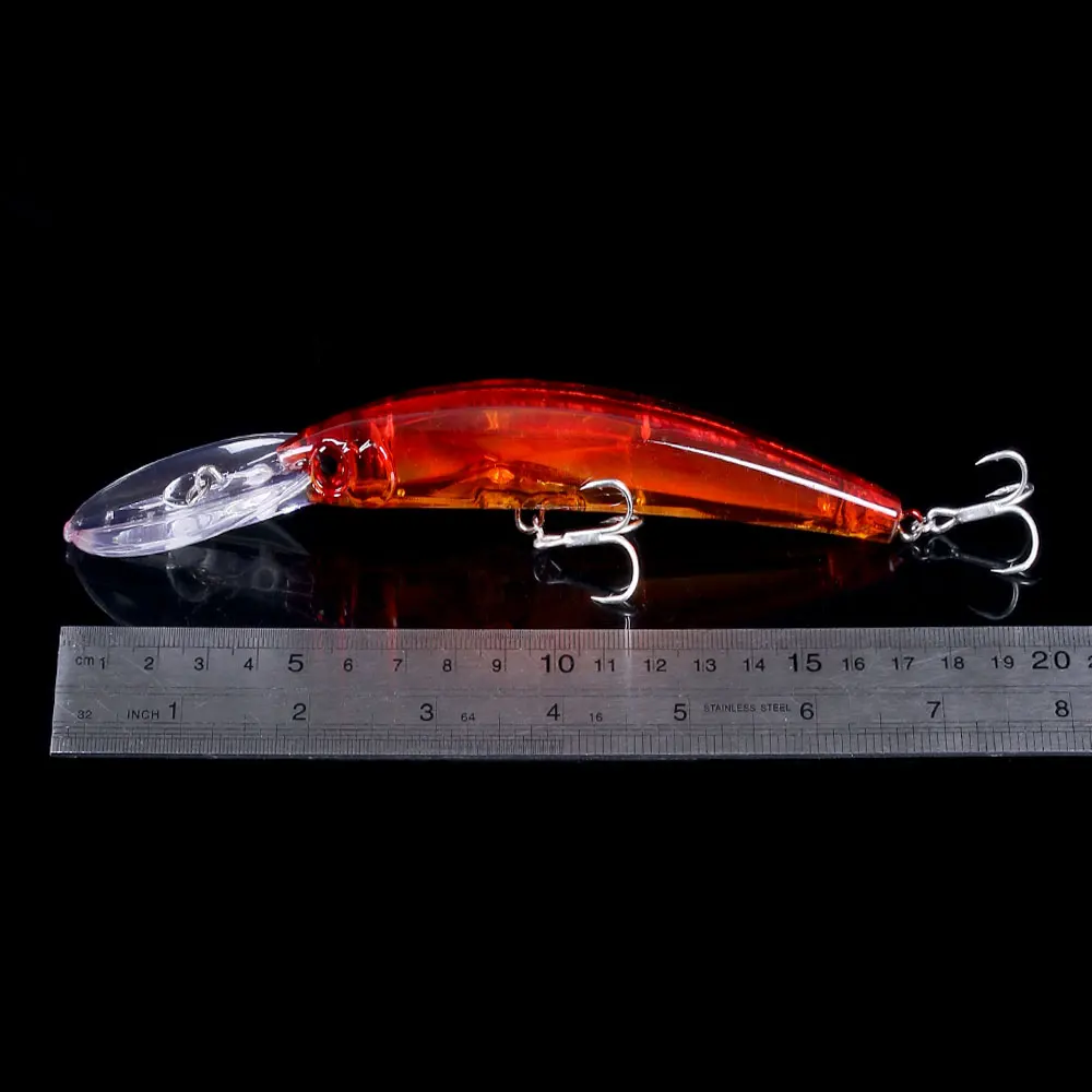 HENGJIA 17cm 23.5g Minnow Fishing Lure Laser Artificial Bait 3D Eyes Fishing Wobblers Bait Crankbaits Fishing Tackle Diving 2.5m image 3