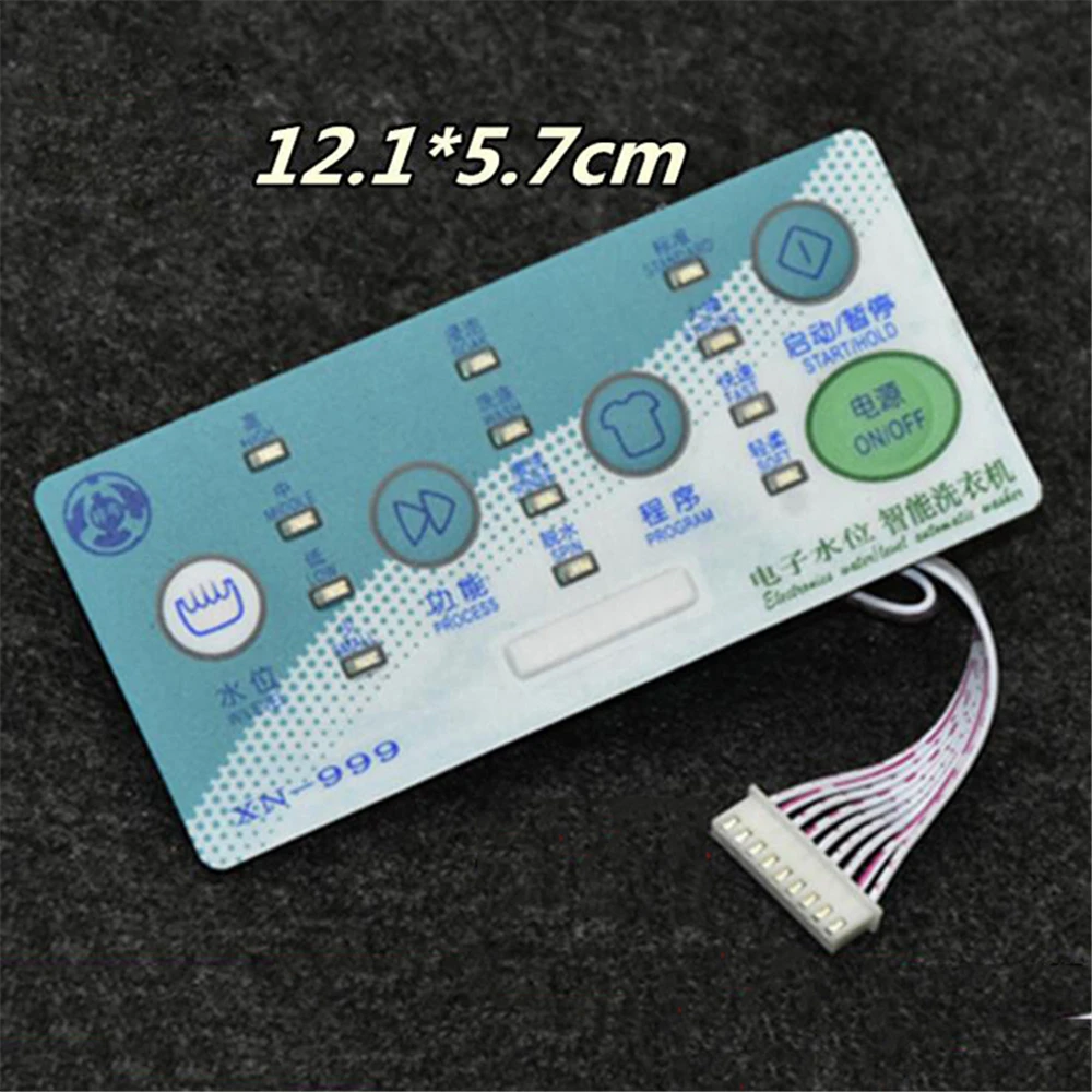 12.1*5.7cm Intelligent Button panel XN-999 Auto Washing Machine Embedded Universal Control Panel Replacement