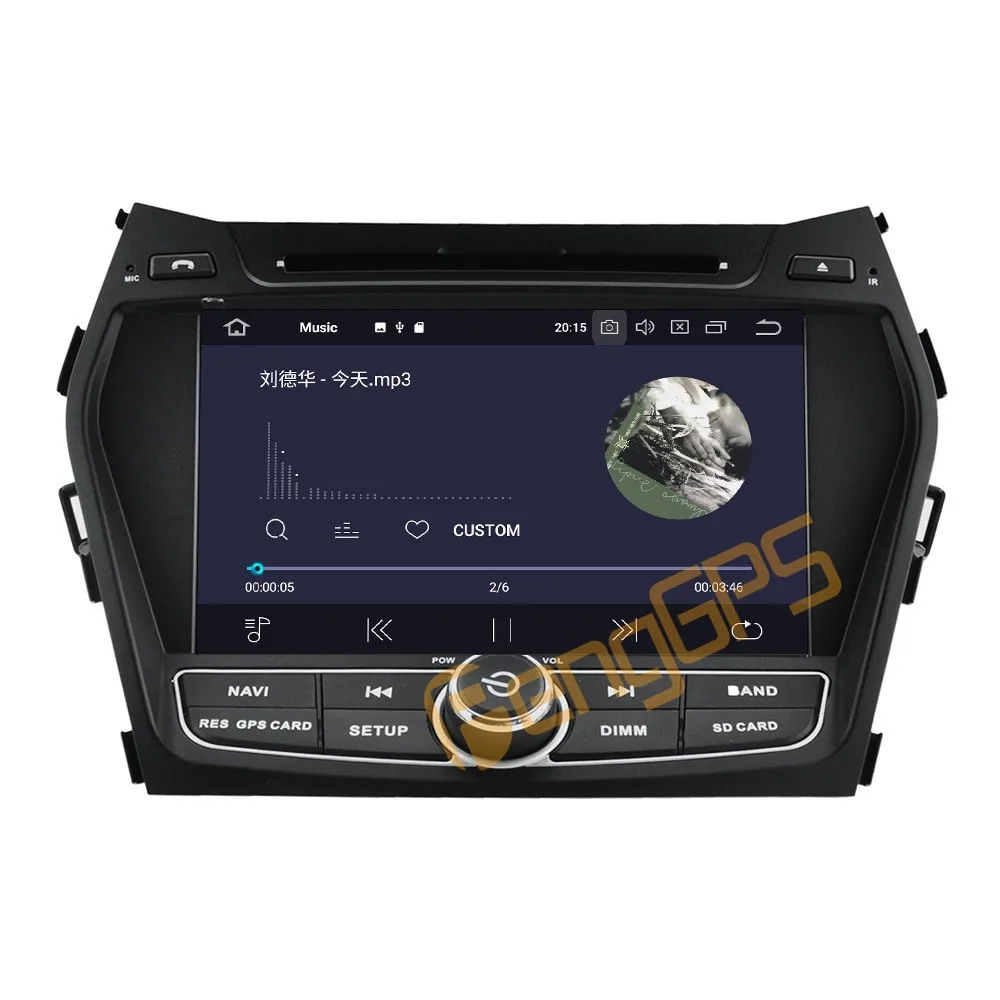 For Hyundai IX45 Santa Fe 2014+ Android Car Radio Stereo DVD Multimedia Player 2 Din Autoradio GPS Navi PX6 Unit Touch Screen