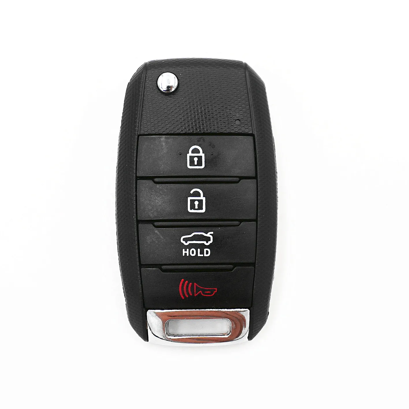 WFMJ for 2013 2014 Kia Sorento Carens Soul Forte Optima Remote 4 Buttons Flip Smart Key Case Shell Fob No Chip (Only Key Shell)