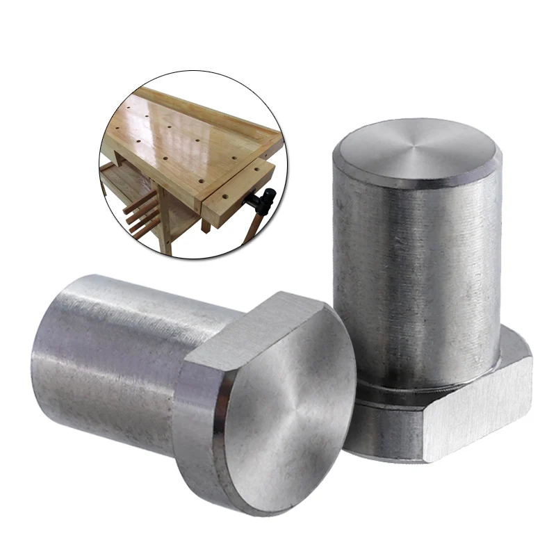 1pcs 20mm Workbench Stop Stainless Steel  Limit Tenon Block Fix Woodworking  for Table Accessories