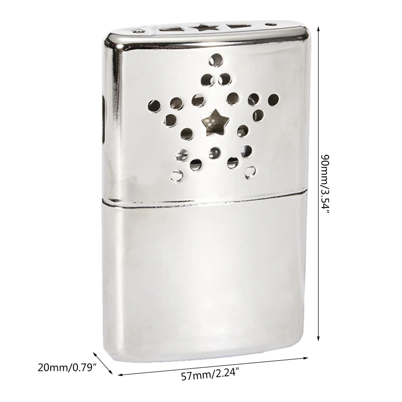 Có Thể Tái Sử Dụng Nhỏ Ấm Đốt Lọ Bỏ Túi Ấm Kẽm Hợp Kim Giữ Ấm Tay Sáng Tạo Làm Quà Tặng Giáng Sinh Cho Gia Đình Bạn