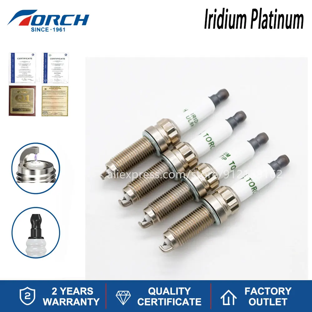 

4-8PCS Candles Replace for 94201 SILZKGR8B8S BMW 12-12-0040-552 BERU Z366 CHAMPION RERX4ZWYPB Iridium Spark Plug TORCH UL8RTIP