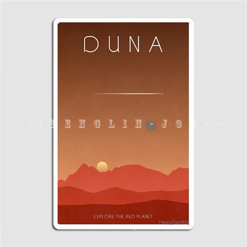 Kerbal Space Program Duna Metal Sign Club Garage Club Personalized Poster Tin Sign Poster