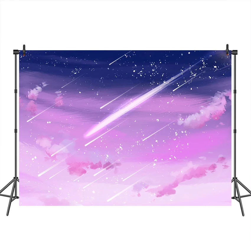 

Mocsicka Scenery Backdrops Meteor Starry sky Photographic Background Banner Decoration Photography Backdrops Studio Shoots