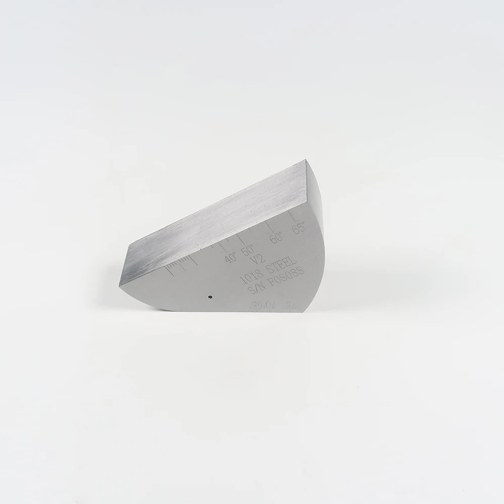 V2 Calibration Test Block/Carbon Steel block IIW2 type 1018 steel UT block