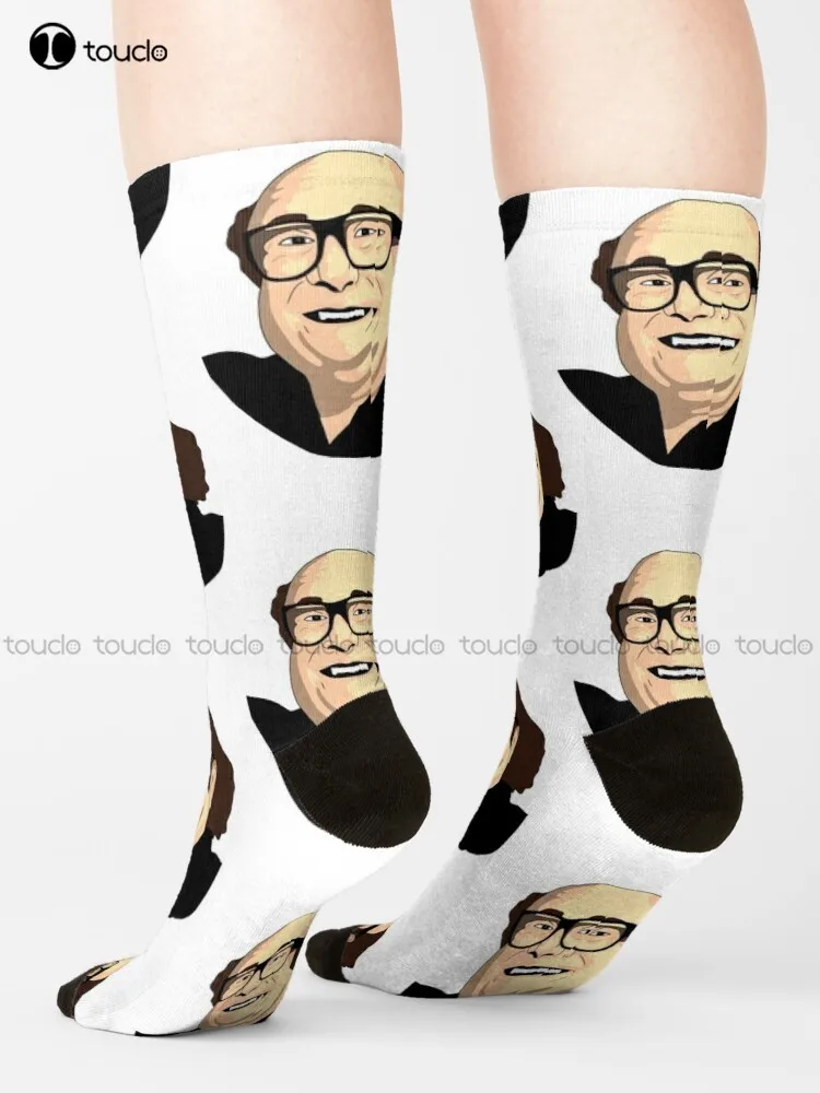 Danny Devito Socks Cow Socks Personalized Custom Unisex Adult Teen Youth Socks Halloween Christmas Fashion New Gift Funny Sock