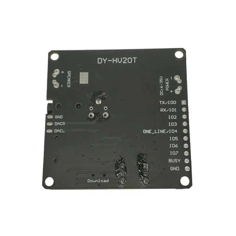 DY-HV20T DY-HV8F 12V/24V Power Supply10W/20W Voice Playback Module Supporting Micro SD Card MP3 Music Player For Arduino