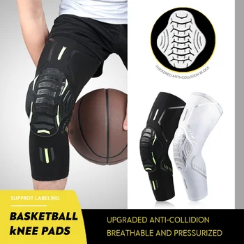 ใหม่ Professional ข้อต่อ Anti-Collision Protector โฟม Gym Kneepad บาสเกตบอลขี่จักรยานกีฬาฟิตเนสเข่าเด็กผู้ใหญ่