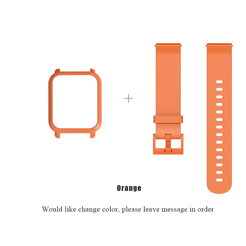 샤오미 Huami Amazfit Bip BIT용 스포츠 손목 스트랩 보호 케이스 커버, Amazfit 시계 실리콘 팔찌 액세서리, 20mm