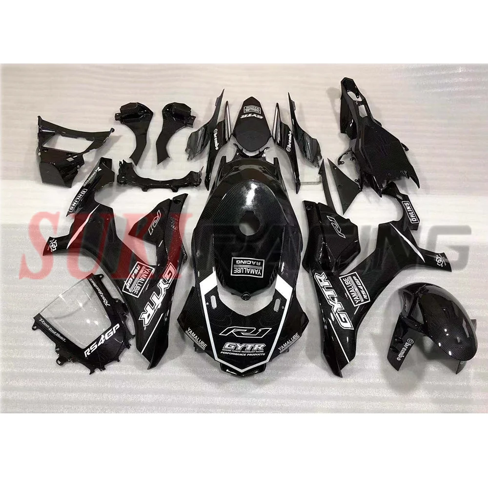 Motorcycle Fairing For YZF-R1 2015 2016 2017 2018 2019 Carbon Fiber Color Fairing Kit  Bodywork ABS Plastic for YZF R1 2015-2019