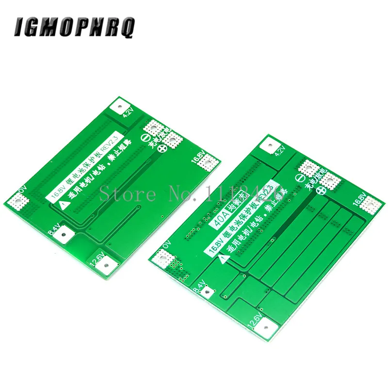 4S 40A Li-ion Lithium Battery 18650 Charger PCB BMS Protection Board with Balance For Drill Motor 14.8V 16.8V Lipo Cell Module