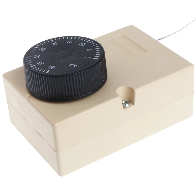 AC220V 0-40 ℃ Interruttore di Temperatura del Termostato Capillare Controller w scatola impermeabile